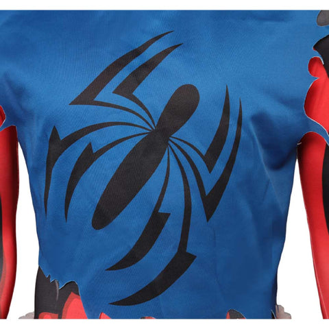 Movie Spider-Man: Across The Spider-Verse Scarlet Spider Outfits Cosplay Costume Suit