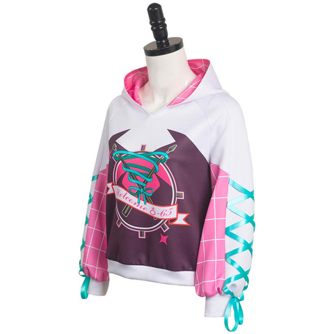 Movie Spider-Man: Across The Spider-Verse Spider-Man Gwen Hoodie Outfits Halloween Carnival Suit Cosplay Costume