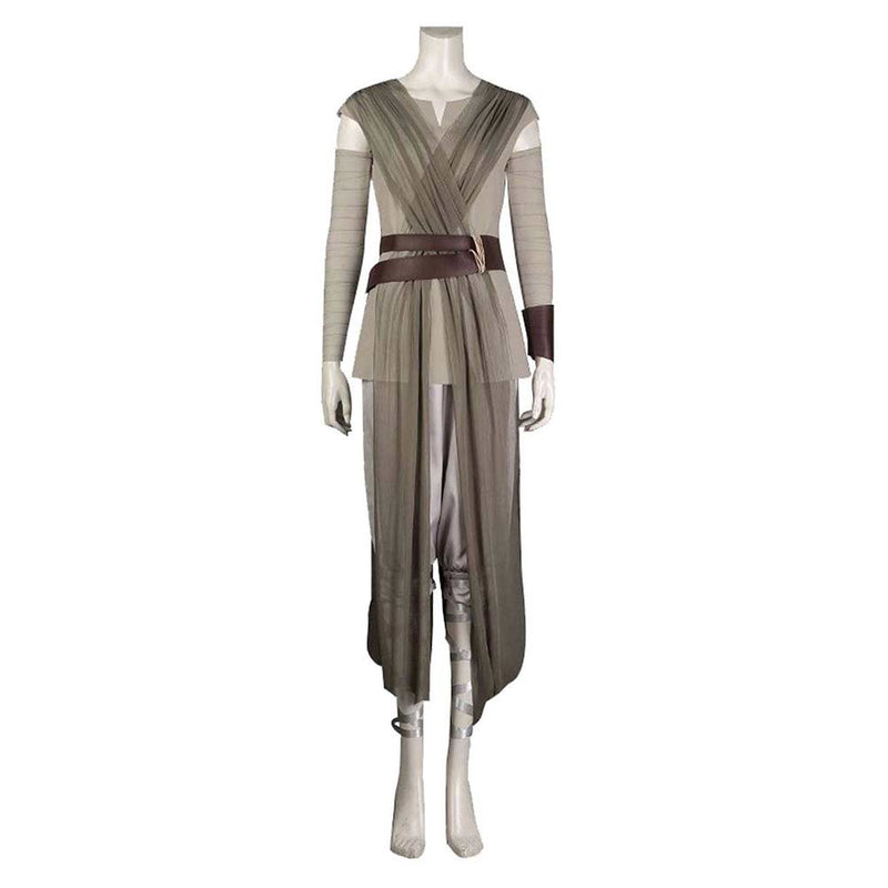 [All Sizes In Stock] The Force Awakens Rey Costume Carnival Halloween Cosplay Suit