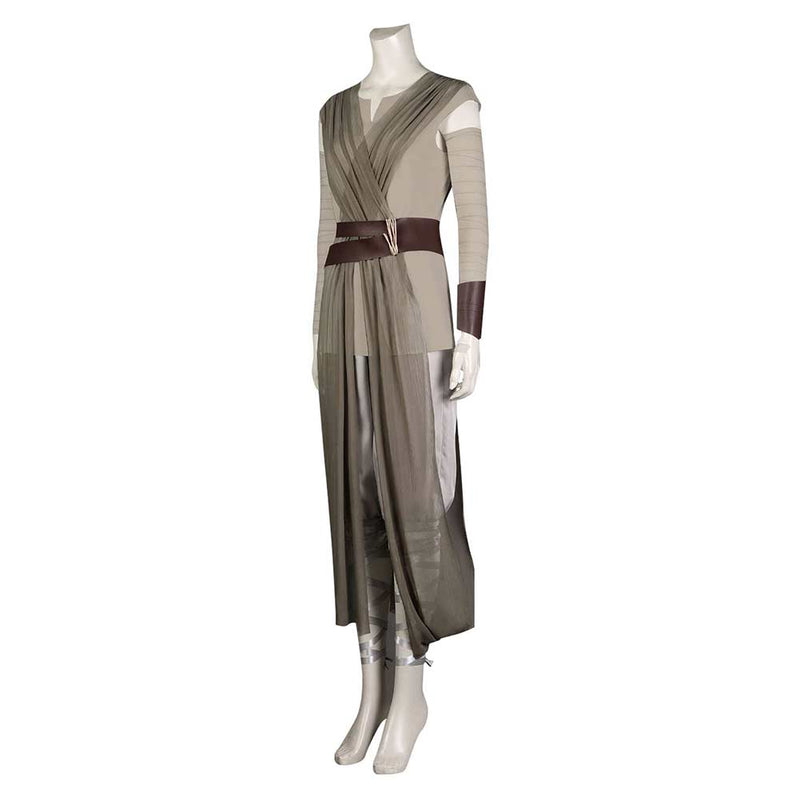 [All Sizes In Stock] The Force Awakens Rey Costume Carnival Halloween Cosplay Suit