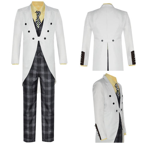 SeeCosplay Movie The Batman Jerome  White Tuxedo Outfits Costume for Party Carnival Halloween Cosplay Costume