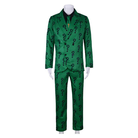 SeeCosplay Movie The Batman Riddler Edward Nygma Uniform Outfits Costume for Halloween Party Carnival Cosplay Costume