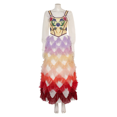 Movie The Hunger Games: The Ballad of Songbirds&Snakes Lucy Gray Baird Cosplay Costume