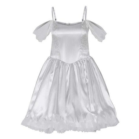 Movie Tim Burton‘s Corpse Bride Emily White Women Dress Party Halloween Cosplay Costume For Adult Female