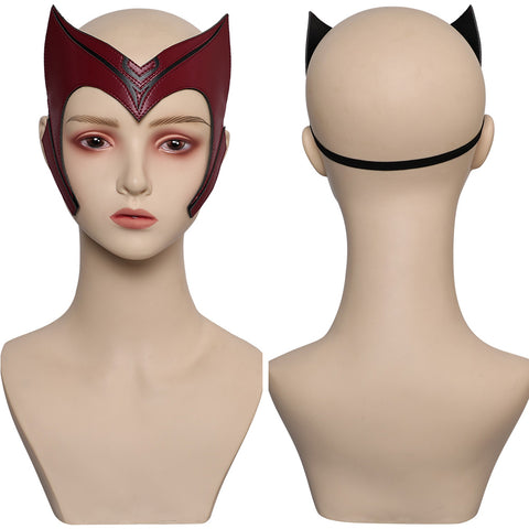 Movie What If Season 2 (2023) Scarlet Witch Red Headgear Cosplay Accessories Halloween Carnival Props