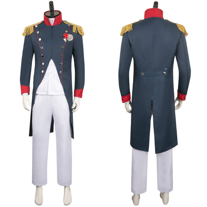 Movie Napoleon:Costume Napoleon Cyan Costume Halloween for Carnival Cosplay Costume