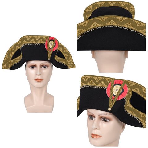 SeeCosplay Napoleon 2023 Movie Cosplay President Hat Halloween for Carnival Costume Accessories