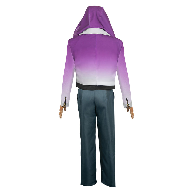 Nijisanji Vtuber Kuzuha Purple Coat Outfits Cosplay Costume Halloween Carnival Suit