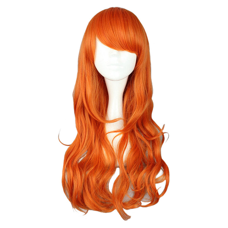 [Full In Stock] One Piece:Nami Wig Cosplay Wig Synthetic Hair Carnival Halloween Party Wig