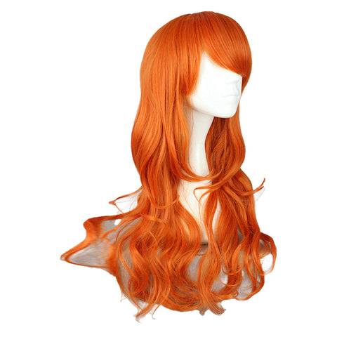SeeCosplay One Piece Anime Nami Cosplay Wig Wig Synthetic HairCarnival Halloween Party Female