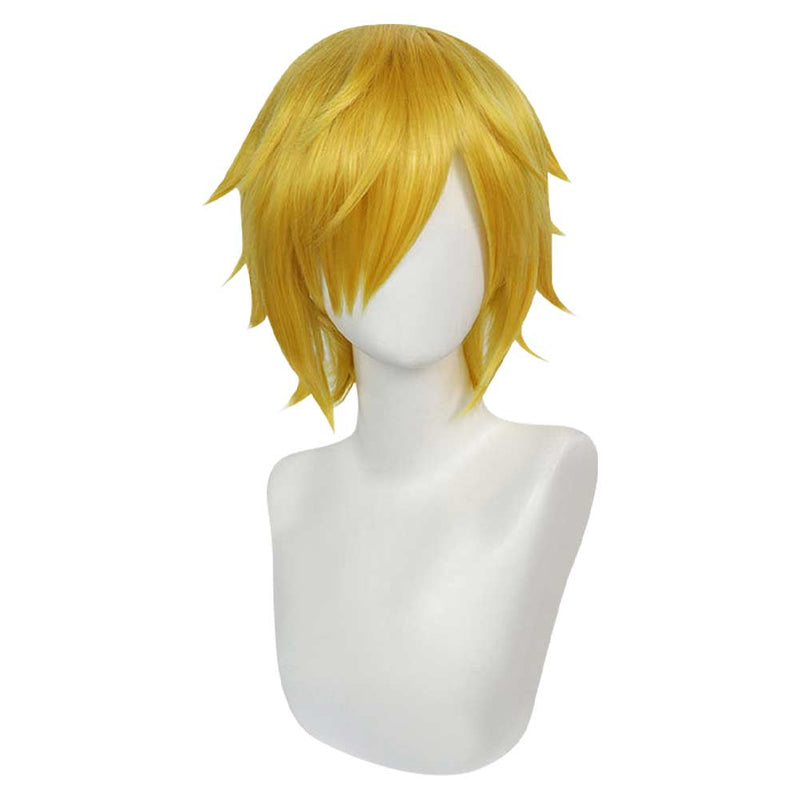 One Piece: Sanji Cosplay Wig Synthetic Hair Carnival Halloween Party Wig