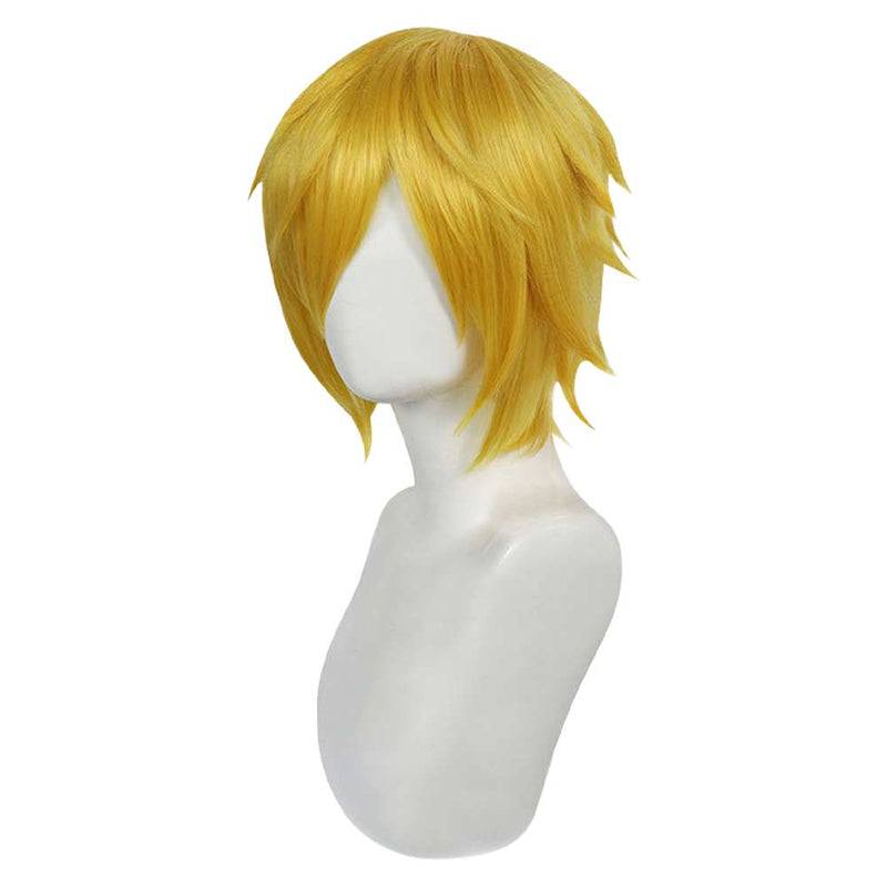 One Piece: Sanji Cosplay Wig Synthetic Hair Carnival Halloween Party Wig