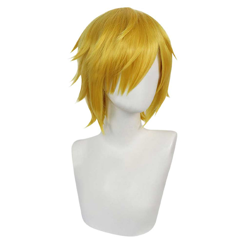 One Piece: Sanji Cosplay Wig Synthetic Hair Carnival Halloween Party Wig