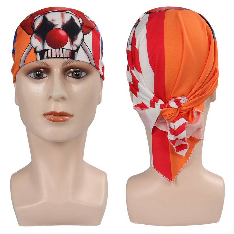 [Full In Stock] One Piece: Buggy Original Design Kerchief Headband Halloween Carnival Accessories