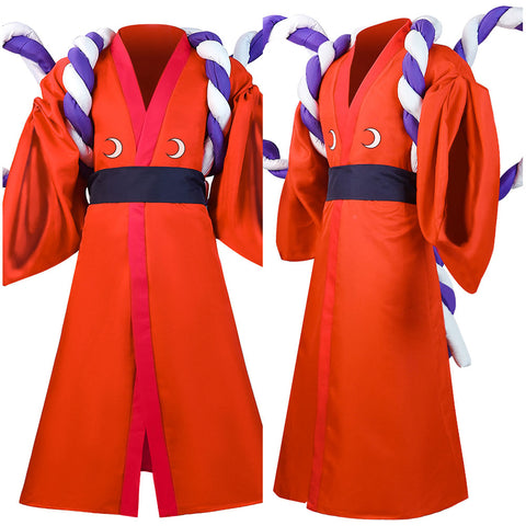 One Piece Kozuki Oden Cloak Cape Outfits Party Carnival Halloween Cosplay Costume