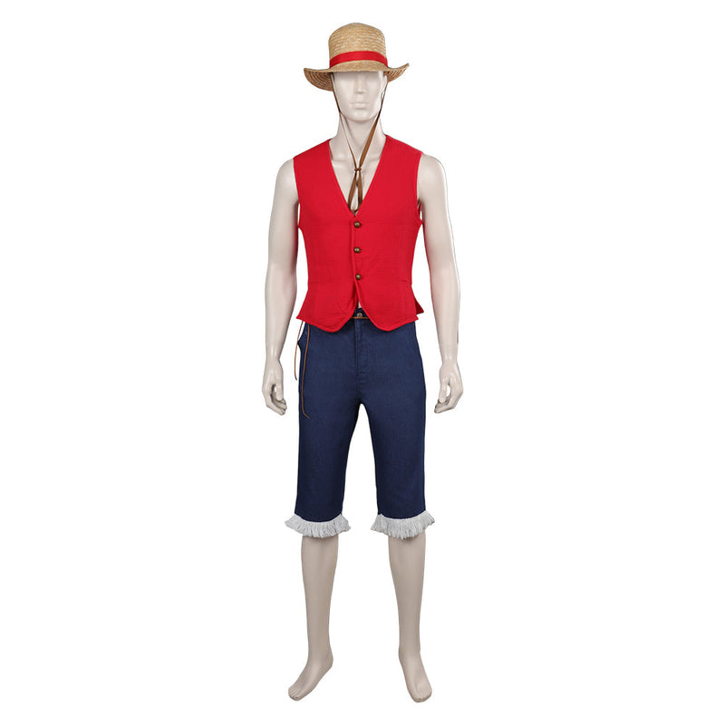 SeeCosplay One Piece TV Series 2023 Monkey D. Luffy Outfits Party Carnival Halloween Cosplay Costume