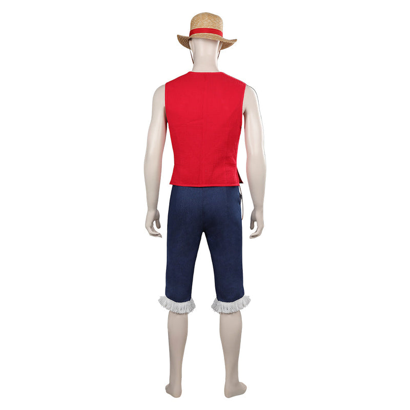 SeeCosplay One Piece TV Series 2023 Monkey D. Luffy Outfits Party Carnival Halloween Cosplay Costume