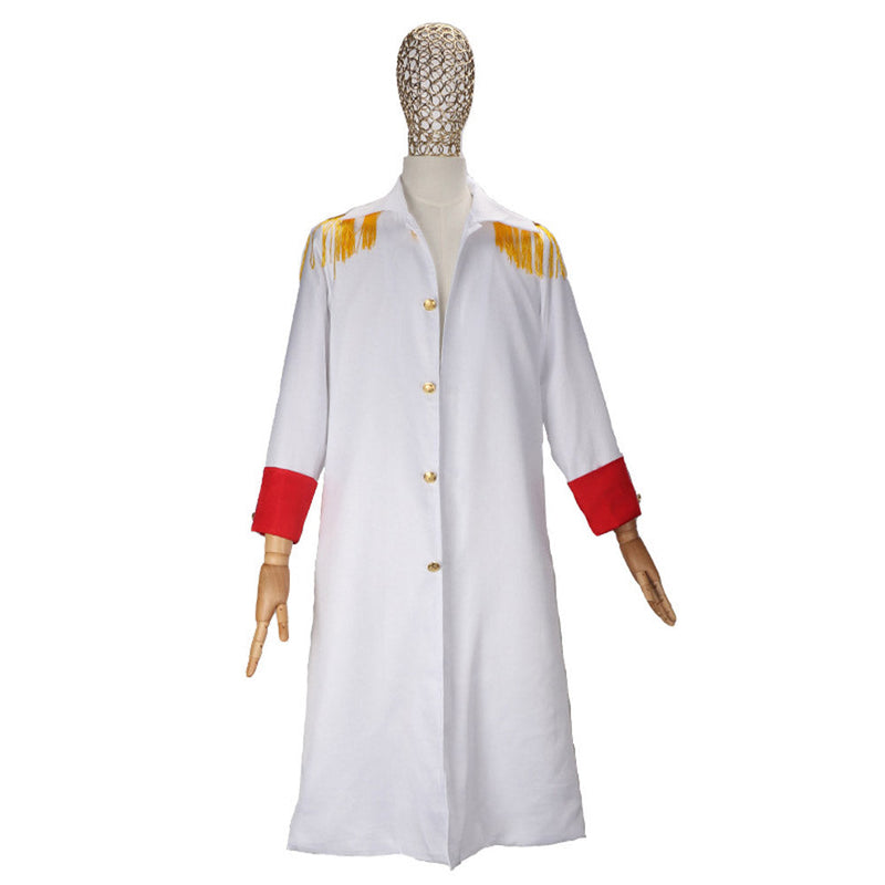 One Piece: Monkey D Garp Vice Admiral Cloak Outfits Party Carnival Halloween Cosplay Costume