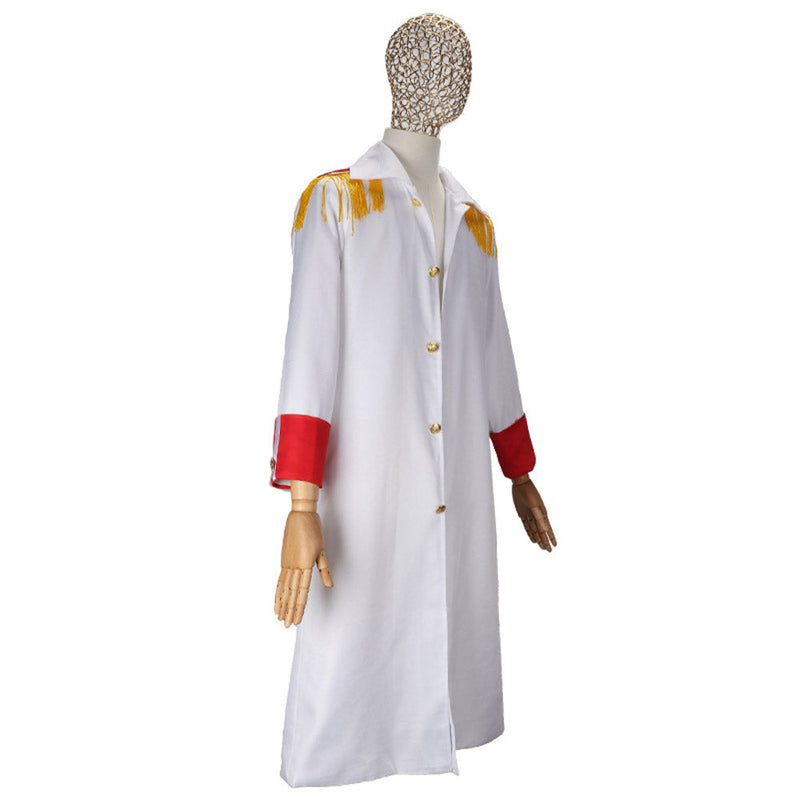 One Piece: Monkey D Garp Vice Admiral Cloak Outfits Party Carnival Halloween Cosplay Costume