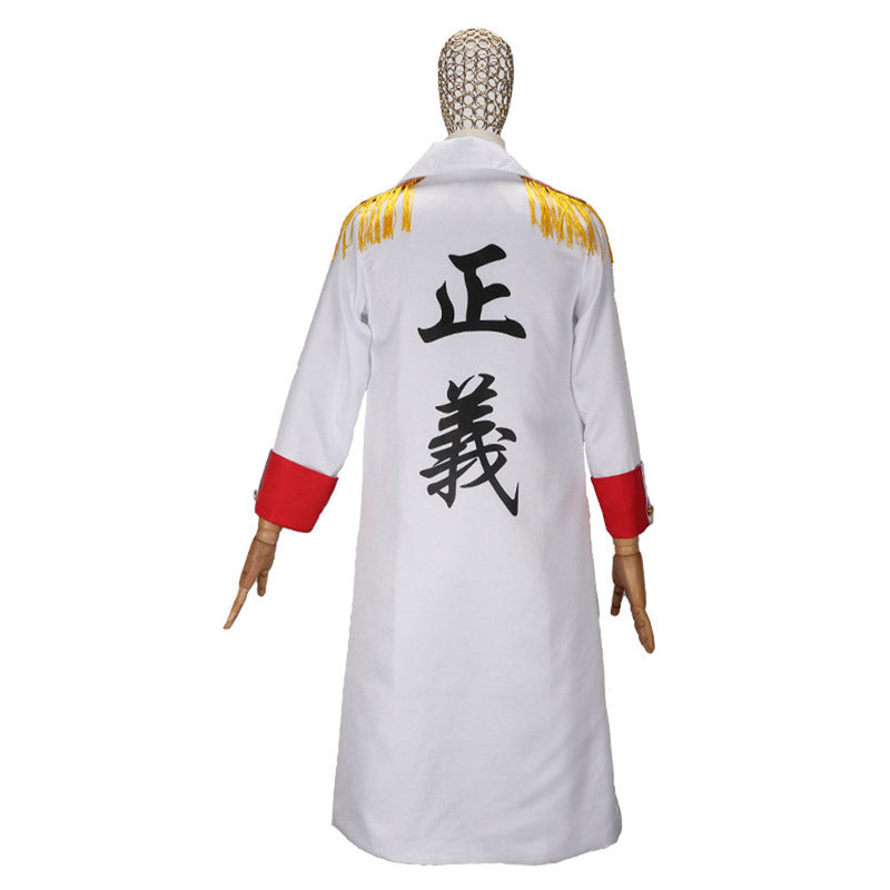 One Piece: Monkey D Garp Vice Admiral Cloak Outfits Party Carnival Halloween Cosplay Costume