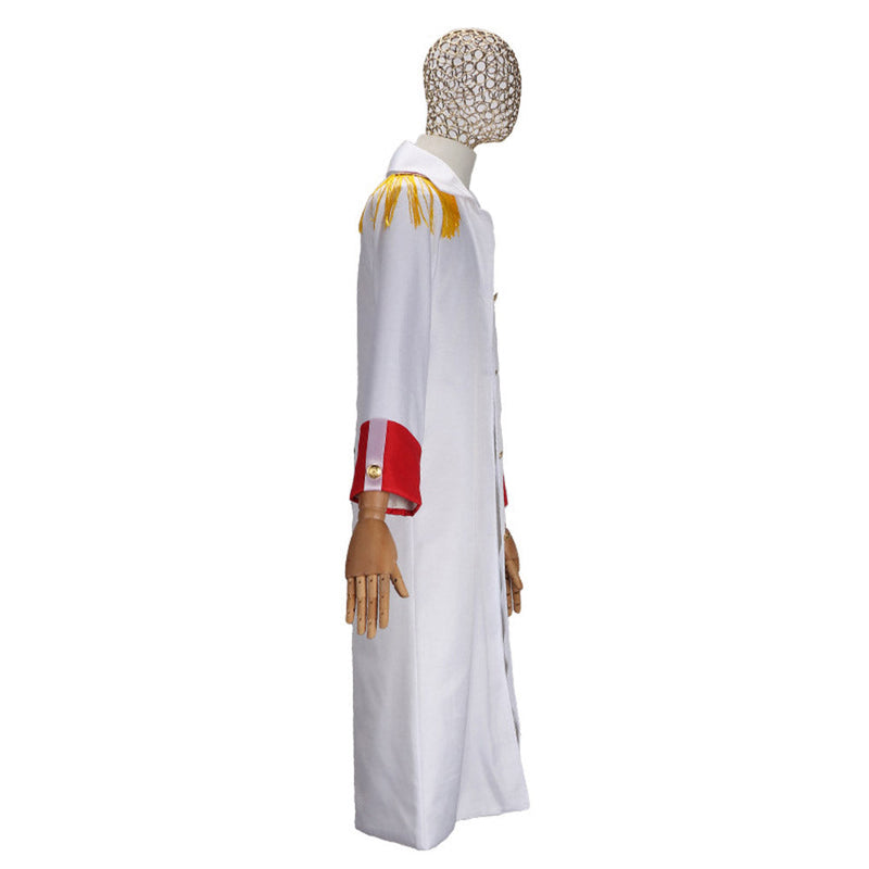 One Piece: Monkey D Garp Vice Admiral Cloak Outfits Party Carnival Halloween Cosplay Costume