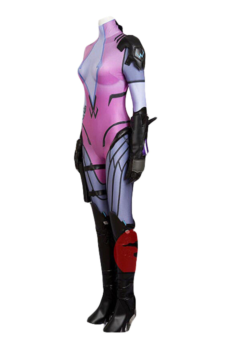 Overwatch OW Widowmaker Jumpsuit Ganzes Set Cosplay Kostüm