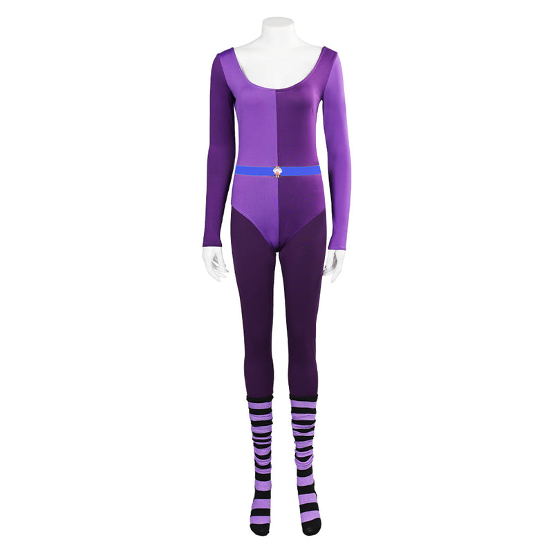 Physical Season 3 Daily Collocation Sheila Purple Sportswear Party Carnival Halloween Cosplay Costume Female