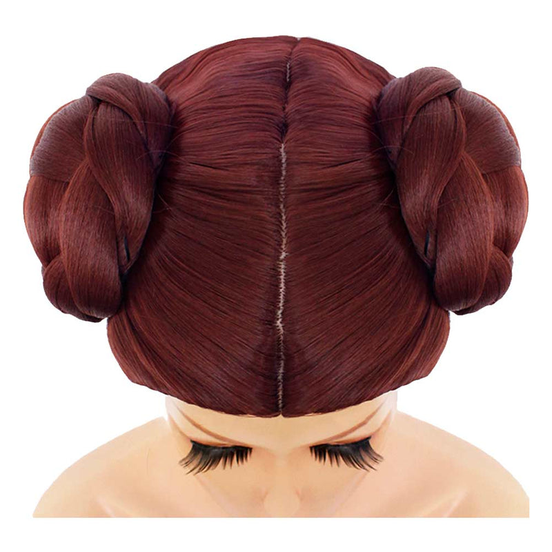 Leia Wig Princess Leia Kids Cosplay Wig Synthetic Hair Carnival Halloween Party Wig