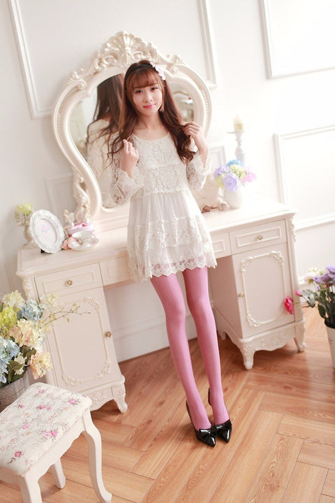 Dainty Lace Tights