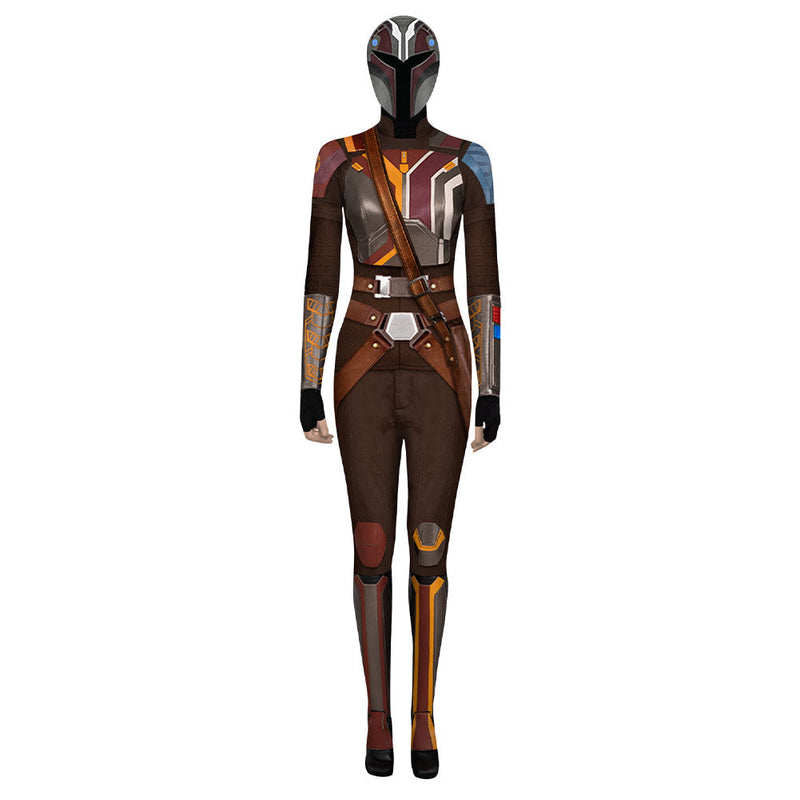 [All Sizes In Stock] Sabine Wren Women Brown Jumpsuit Carnival Halloween Costume