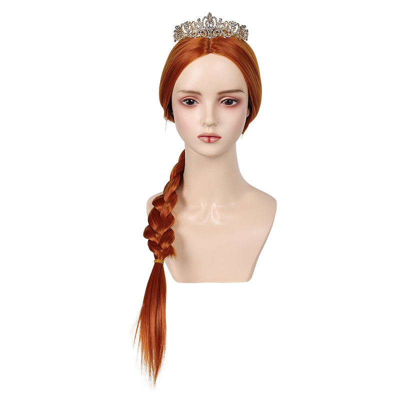 SeeCosplay Shrek Movie Fiona Cosplay Wig Crown Wig Synthetic HairCarnival Halloween Party Female