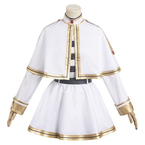 SeeCosplay Sousou No Frieren: Beyond Journey's End Frieren White Costume for Halloween Carnival Suit Cosplay Costume