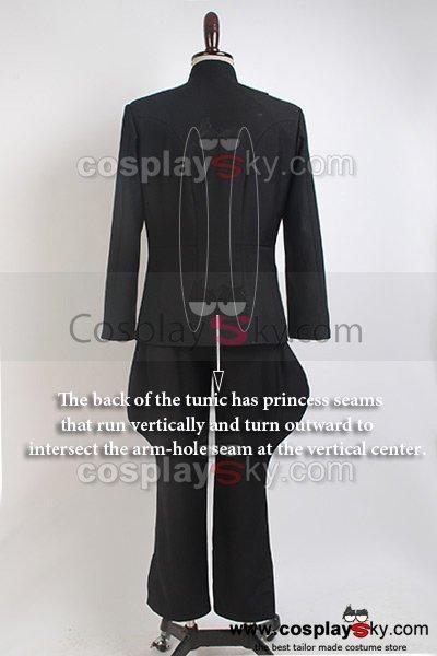SeeCosplay Imperial Officer Black Uniform Costume + Hat + Belt SWCostume