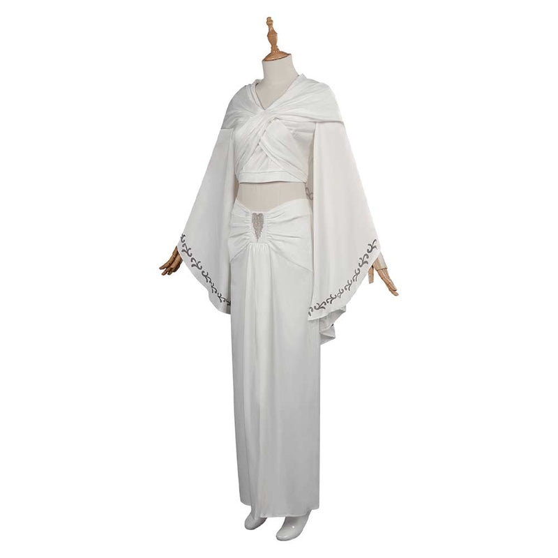 Star Wars:Costume Padme Amidala White Dress Padme RobeHalloween Carnival Costume Without Cloak