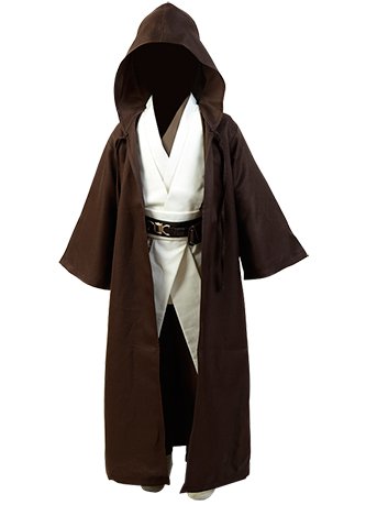 Star Wars:Costume Kids Children Obi Wan Kenobi Jedi Costume Halloween Carnival Suit