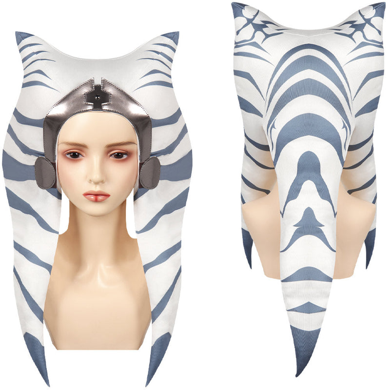 [Full In Stock] Ahsoka Tano Hat Helmet Headgear Halloween Carnival Costume Accessories Props