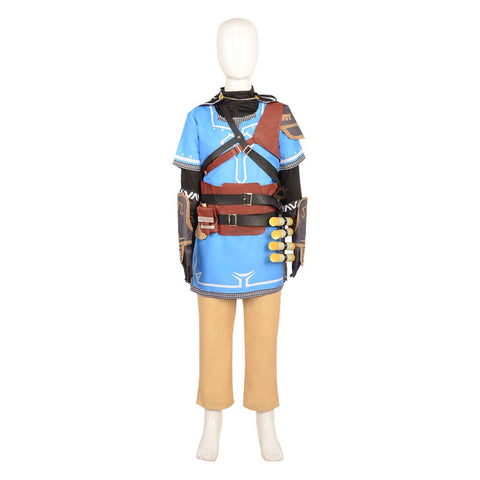 Tears Of The Kingdom Link Kids Children Outfits Halloween Carnival Suit Cosplay Costume