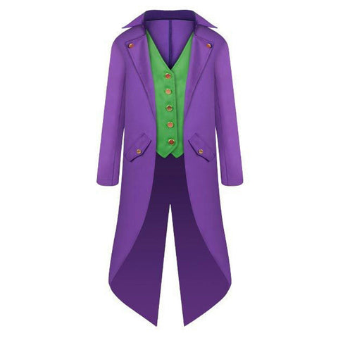 SeeCospaly The Batman Movie Joker Medieval Purple Coat for Carnival Halloween Cosplay Costume