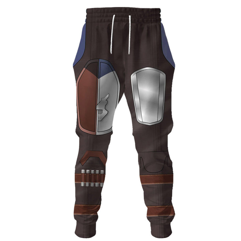 [All Sizes In Stock] The Mandalorian: Brown Pants Carnival Halloween Costume