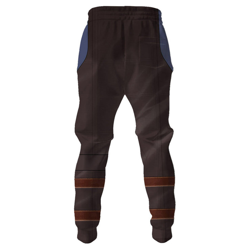 [All Sizes In Stock] The Mandalorian: Brown Pants Carnival Halloween Costume