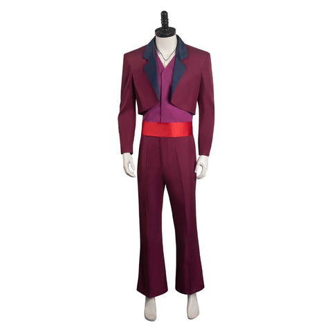 The Princess and the Frog Evil Doctor Dr. Facilier Red Adult Mens Villain Party Carnival Halloween Cosplay Costume