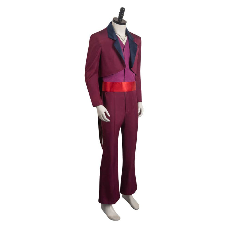 The Princess and the Frog Evil Doctor Dr. Facilier Red Adult Mens Villain Party Carnival Halloween Cosplay Costume
