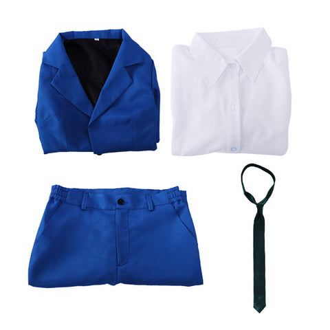 TV Detective Conan Kudou Shinich Outfits Halloween Cosplay Party Suit