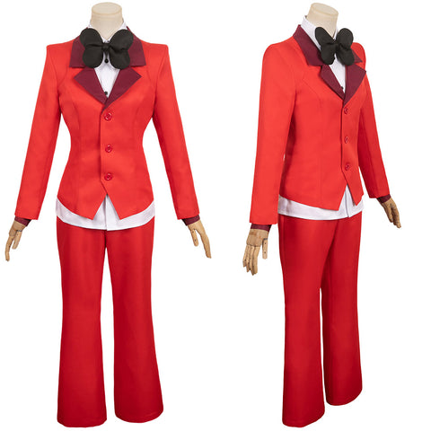 TV Hazbin Hote Charlie Morningstar Red Set Cosplay Costume Outfits Halloween Carnival Suit
