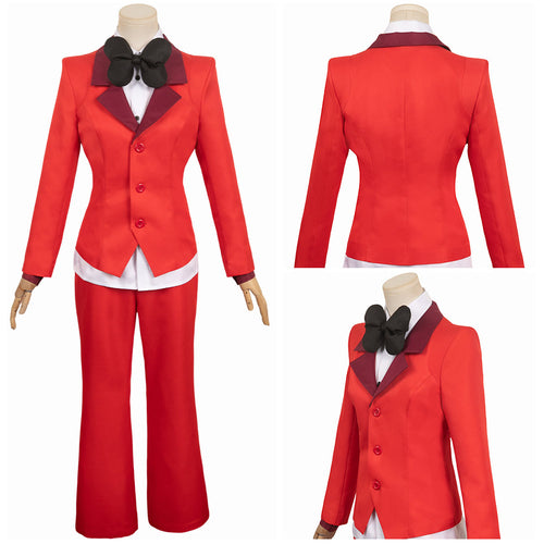 TV Hazbin Hote Charlie Morningstar Red Set Cosplay Costume Outfits Halloween Carnival Suit