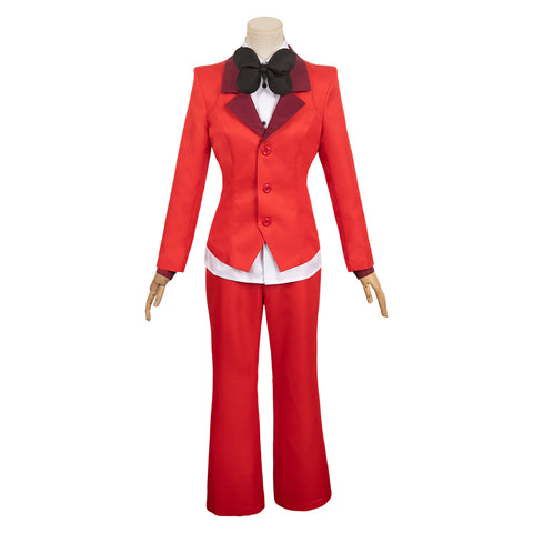 TV Hazbin Hote Charlie Morningstar Red Set Cosplay Costume Outfits Halloween Carnival Suit
