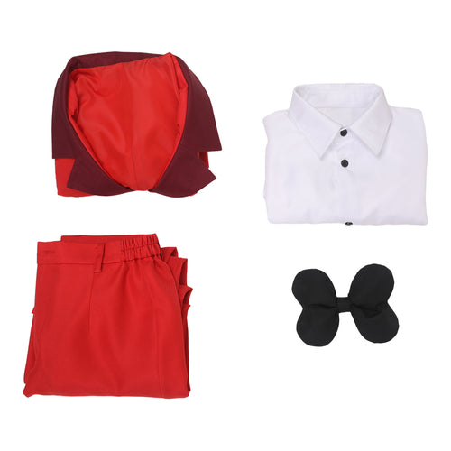 TV Hazbin Hote Charlie Morningstar Red Set Cosplay Costume Outfits Halloween Carnival Suit