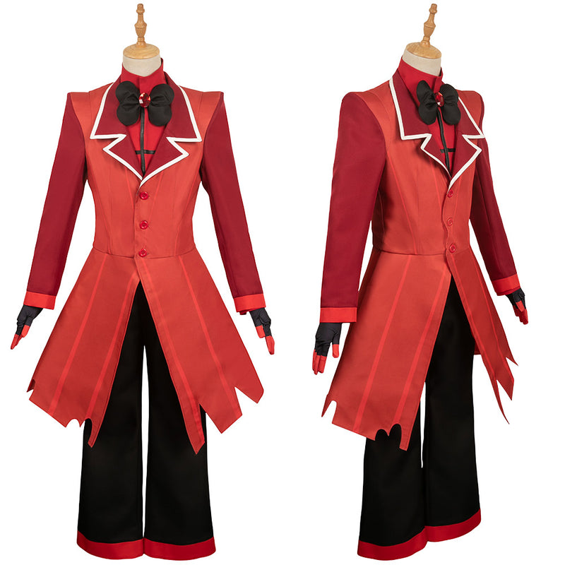 TV  SeeCosplay Hazbin Hotel Alastor Red Set Cosplay Costume Outfits Halloween Carnival Suit