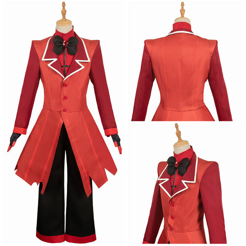 TV  SeeCosplay Hazbin Hotel Alastor Red Set Cosplay Costume Outfits Halloween Carnival Suit