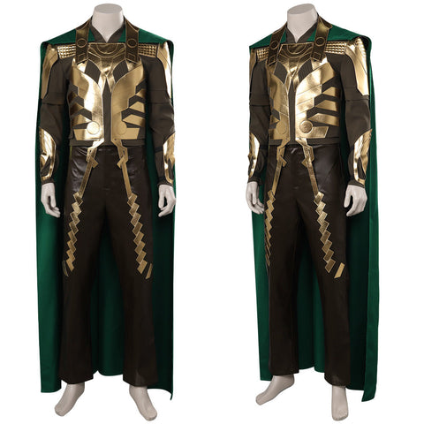 SeeCosplay Loki Season 2 Loki Green Cloak Costume for Party Carnival Halloween Cosplay Costume